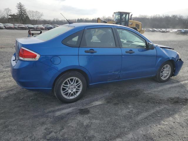 1FAHP3FN7AW118862 - 2010 FORD FOCUS SE BLUE photo 3