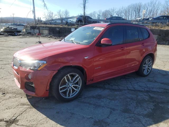 5UXWX9C36H0T17503 - 2017 BMW X3 XDRIVE28I RED photo 1