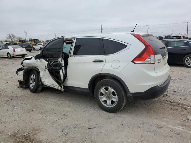 5J6RM3H36DL038679 - 2013 HONDA CR-V LX WHITE photo 2