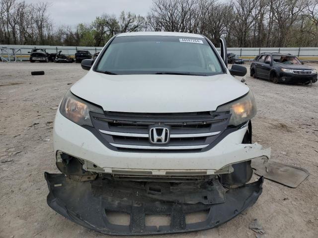 5J6RM3H36DL038679 - 2013 HONDA CR-V LX WHITE photo 5