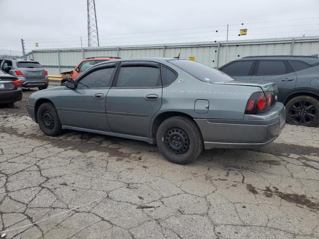 2G1WF52E059320729 - 2005 CHEVROLET IMPALA GRAY photo 2