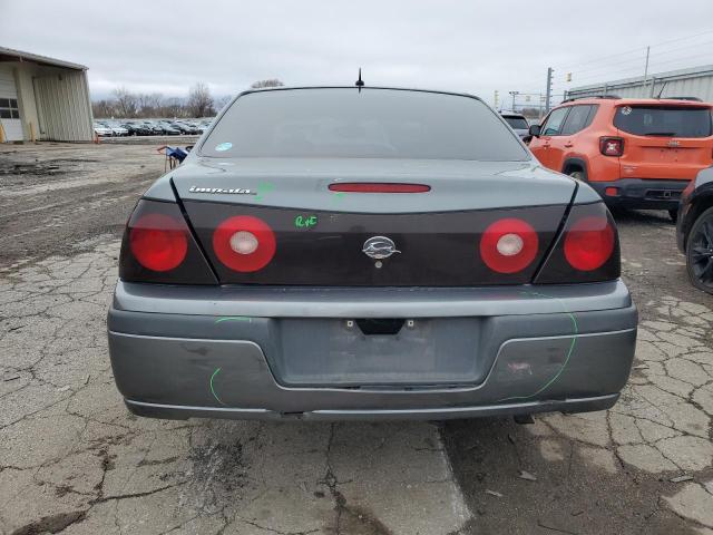 2G1WF52E059320729 - 2005 CHEVROLET IMPALA GRAY photo 6