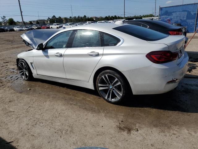 WBA4J3C02LBL11933 - 2020 BMW 430XI GRAN COUPE WHITE photo 2