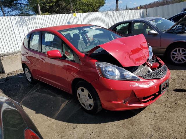 JHMGE8H32DC014885 - 2013 HONDA FIT RED photo 4