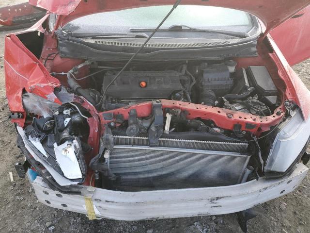 2HGFG3B5XCH545236 - 2012 HONDA CIVIC LX RED photo 11