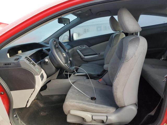 2HGFG3B5XCH545236 - 2012 HONDA CIVIC LX RED photo 7