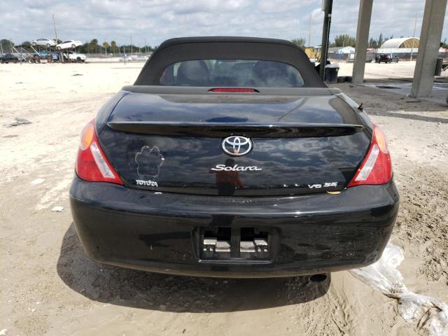 4T1FA38P55U064878 - 2005 TOYOTA CAMRY SOLA SE BLACK photo 6