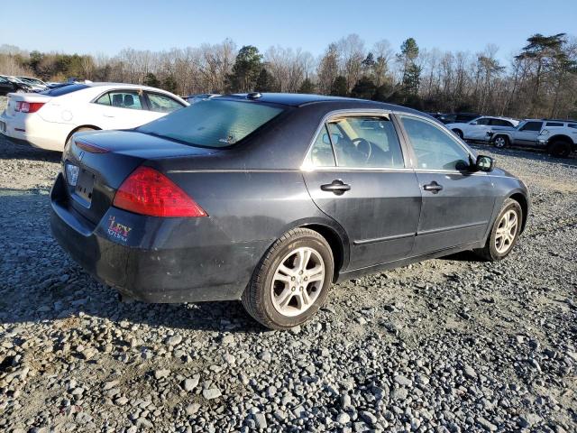 1HGCM568X7A098973 - 2007 HONDA ACCORD EX BLACK photo 3