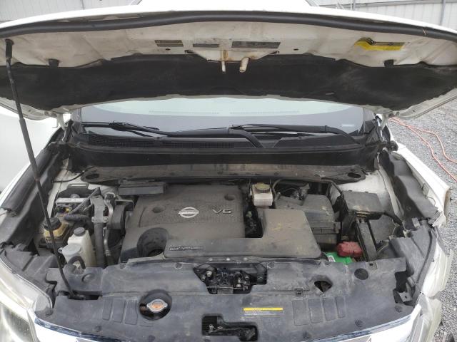 5N1AR2MM2DC601722 - 2013 NISSAN PATHFINDER S WHITE photo 12