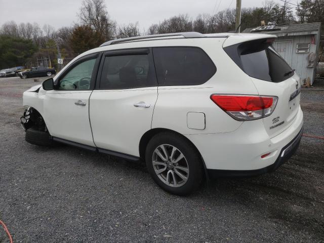 5N1AR2MM2DC601722 - 2013 NISSAN PATHFINDER S WHITE photo 2