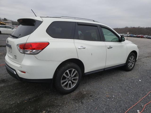 5N1AR2MM2DC601722 - 2013 NISSAN PATHFINDER S WHITE photo 3