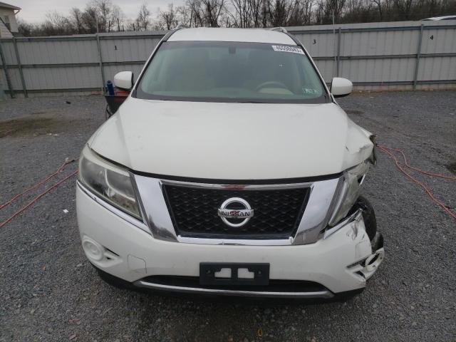 5N1AR2MM2DC601722 - 2013 NISSAN PATHFINDER S WHITE photo 5