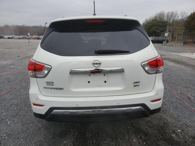 5N1AR2MM2DC601722 - 2013 NISSAN PATHFINDER S WHITE photo 6