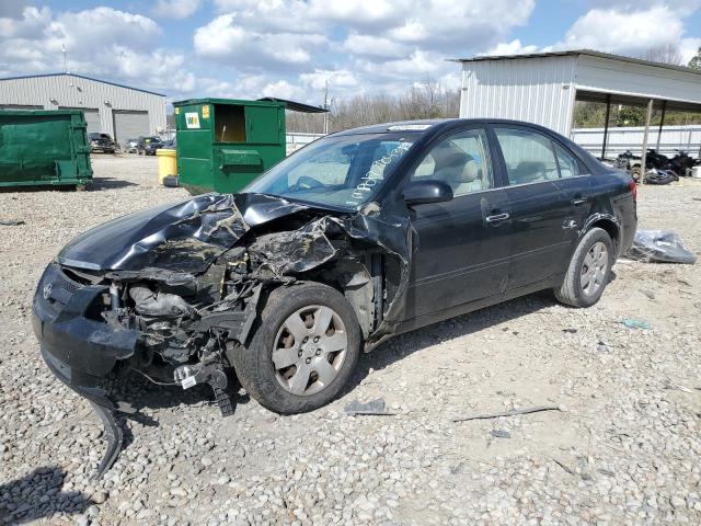 5NPET46C38H303181 - 2008 HYUNDAI SONATA GLS BLACK photo 1