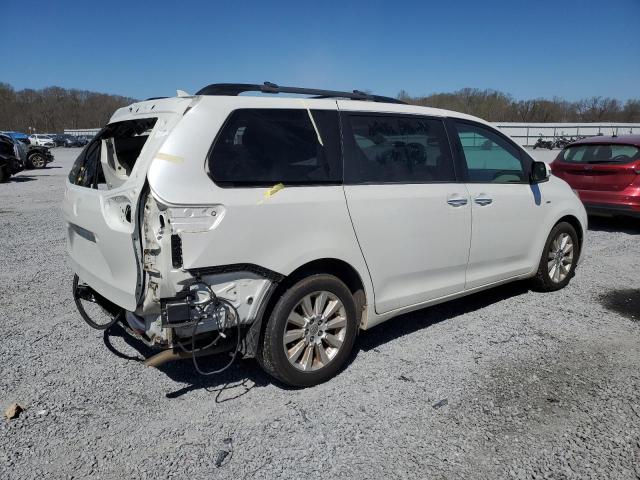 5TDDK3DC2GS129267 - 2016 TOYOTA SIENNA XLE WHITE photo 3