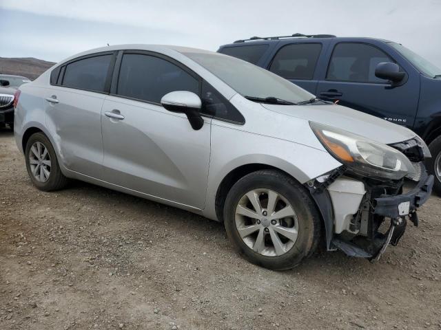 KNADN4A38D6306835 - 2013 KIA RIO EX SILVER photo 4