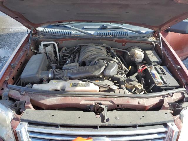 1FMEU7D80AUA09676 - 2010 FORD EXPLORER XLT მუქწითელი ფოტო 12
