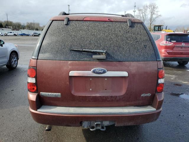 1FMEU7D80AUA09676 - 2010 FORD EXPLORER XLT მუქწითელი ფოტო 6