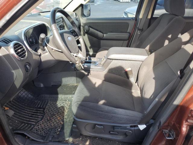 1FMEU7D80AUA09676 - 2010 FORD EXPLORER XLT მუქწითელი ფოტო 7