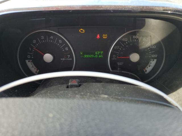 1FMEU7D80AUA09676 - 2010 FORD EXPLORER XLT მუქწითელი ფოტო 9