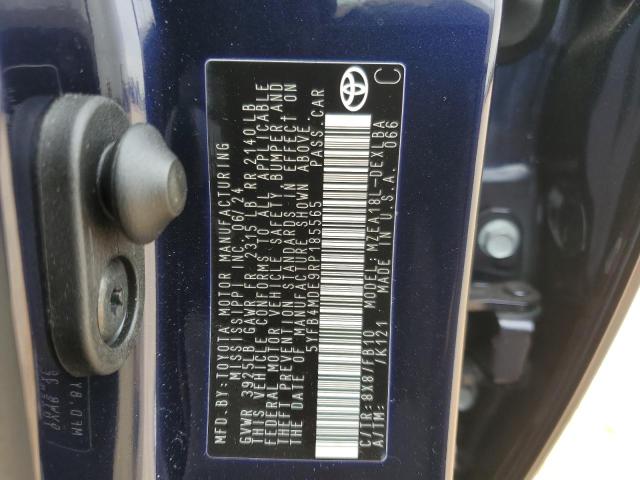 5YFB4MDE9RP185565 - 2024 TOYOTA COROLLA LE BLUE photo 12