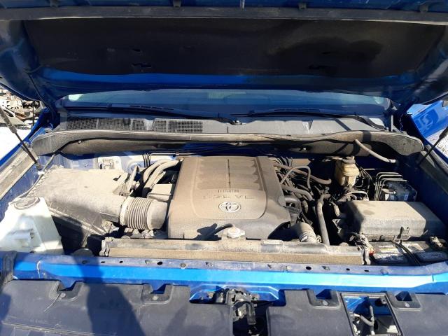5TFUW5F15JX731576 - 2018 TOYOTA TUNDRA DOUBLE CAB SR/SR5 BLUE photo 11
