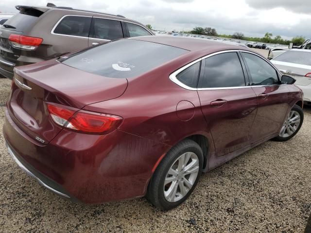 1C3CCCAB4GN167842 - 2016 CHRYSLER 200 LIMITED RED photo 3