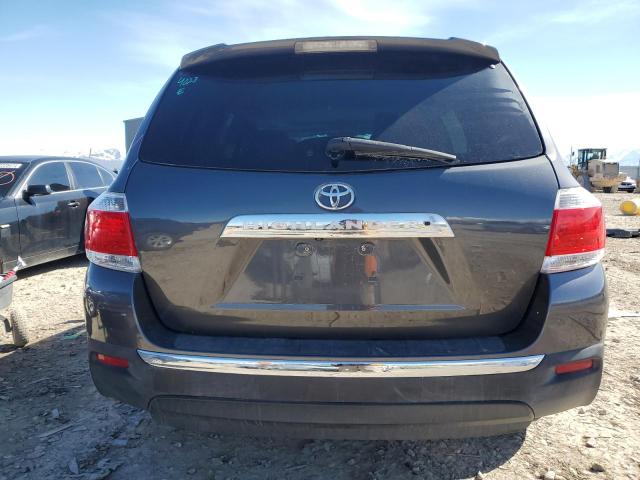 5TDBK3EH1CS099867 - 2012 TOYOTA HIGHLANDER BASE SILVER photo 6