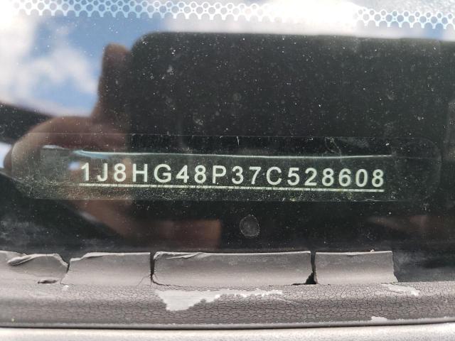 1J8HG48P37C528608 - 2007 JEEP COMMANDER 勃艮第红 照片 14