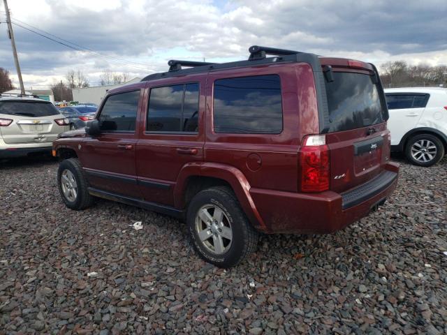 1J8HG48P37C528608 - 2007 JEEP COMMANDER BURGUNDY photo 2