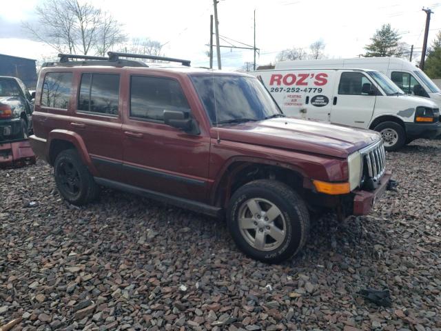 1J8HG48P37C528608 - 2007 JEEP COMMANDER 勃艮第红 照片 4
