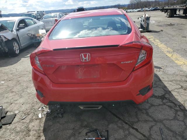 2HGFC2F86KH570434 - 2019 HONDA CIVIC SPORT 红色 照片 6