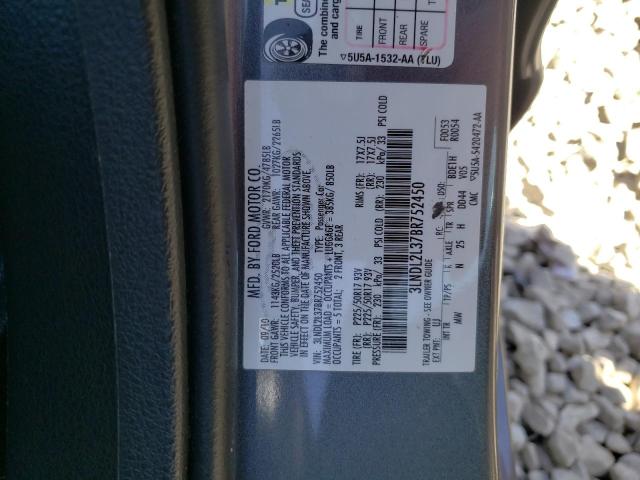 3LNDL2L37BR752450 - 2011 LINCOLN MKZ HYBRID GRAY photo 12