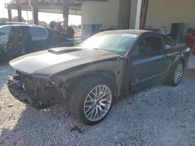 1ZVHT82H785104556 - 2008 FORD MUSTANG GT GRAY photo 1