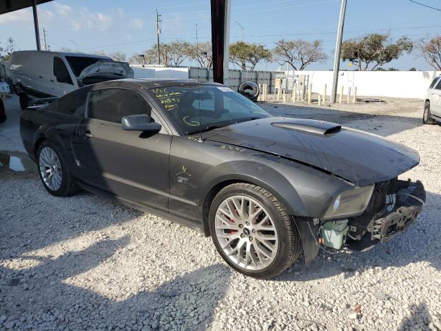 1ZVHT82H785104556 - 2008 FORD MUSTANG GT GRAY photo 4