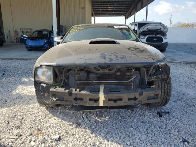 1ZVHT82H785104556 - 2008 FORD MUSTANG GT GRAY photo 5