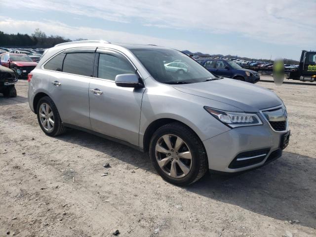 5FRYD4H99GB059639 - 2016 ACURA MDX ADVANCE SILVER photo 4