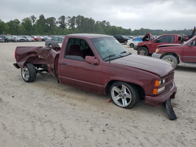 1GCDC14K1KZ181649 - 1989 CHEVROLET GMT-400 C1500 MAROON photo 4