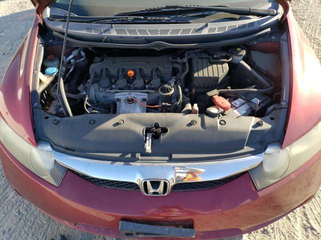 2HGFA1F61AH532302 - 2010 HONDA CIVIC LX-S 勃艮第红 照片 11