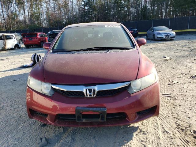 2HGFA1F61AH532302 - 2010 HONDA CIVIC LX-S 勃艮第红 照片 5