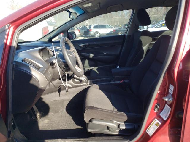 2HGFA1F61AH532302 - 2010 HONDA CIVIC LX-S 勃艮第红 照片 7