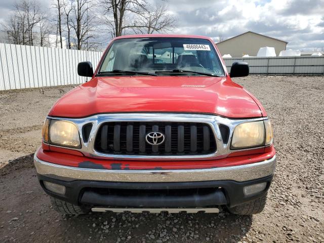 5TEWN72NX3Z145418 - 2003 TOYOTA TACOMA XTRACAB RED photo 5