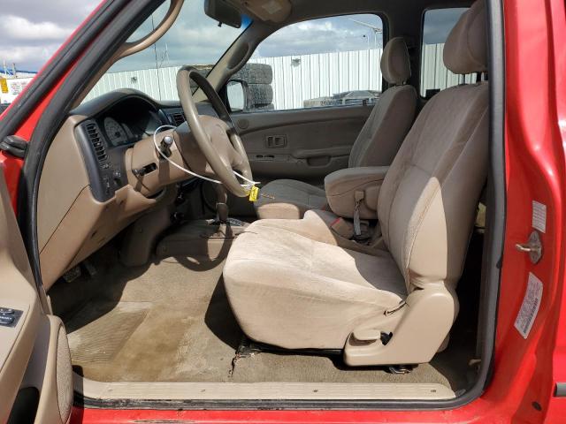 5TEWN72NX3Z145418 - 2003 TOYOTA TACOMA XTRACAB RED photo 7