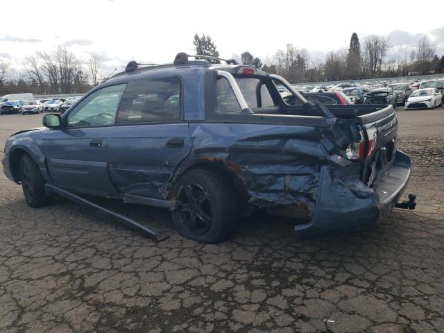 4S4BT62C067100332 - 2006 SUBARU BAJA SPORT BLUE photo 2