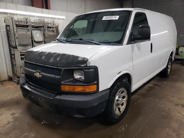 1GCSGAFX8B1118213 - 2011 CHEVROLET EXPRESS G1 WHITE photo 1