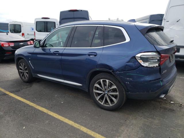 5UXTR9C53JLD70780 - 2018 BMW X3 XDRIVE30I BLUE photo 2