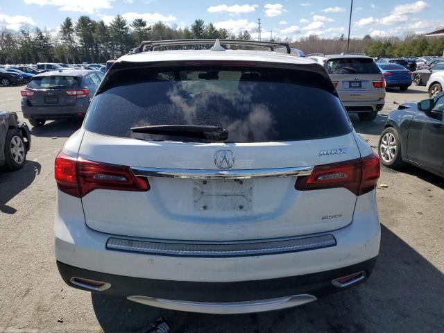 5FRYD4H84EB032143 - 2014 ACURA MDX ADVANCE WHITE photo 6