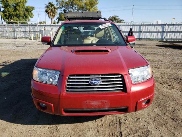 JF1SG69686H721794 - 2006 SUBARU FORESTER 2.5XT BURGUNDY photo 5