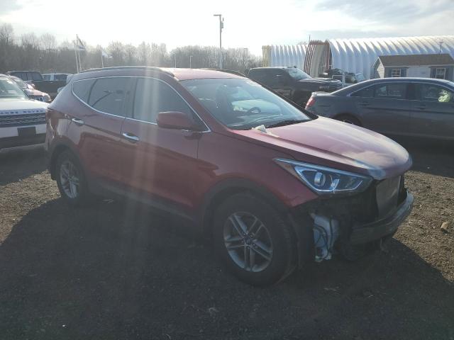 5XYZUDLB3HG408918 - 2017 HYUNDAI SANTA FE S RED photo 4