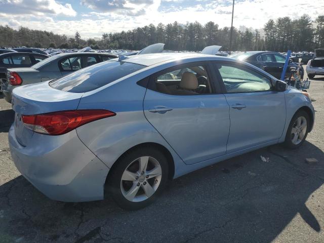 KMHDH4AE7DU517558 - 2013 HYUNDAI ELANTRA GLS BLUE photo 3